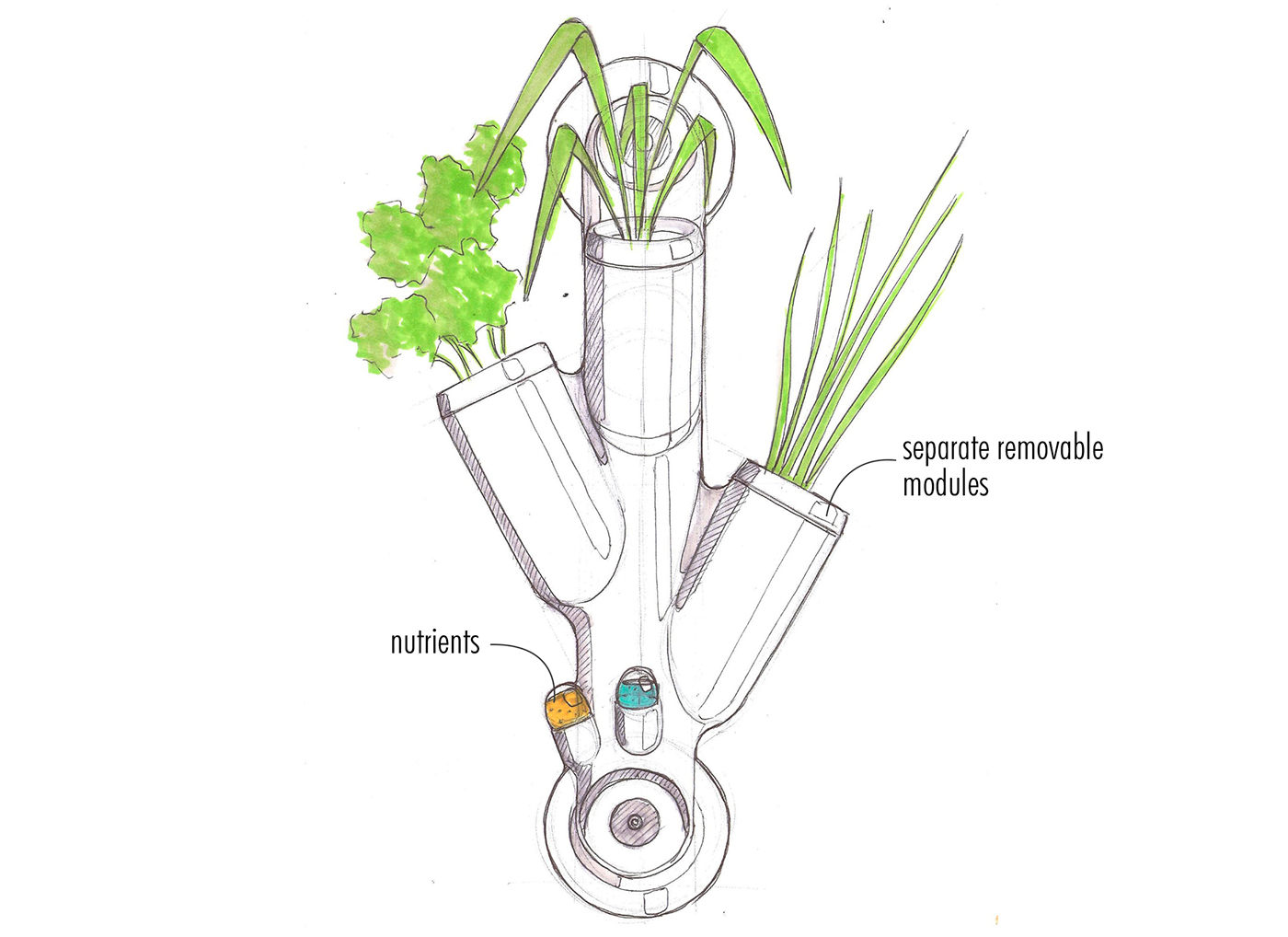 intelligent system，Droponic，Grow food，