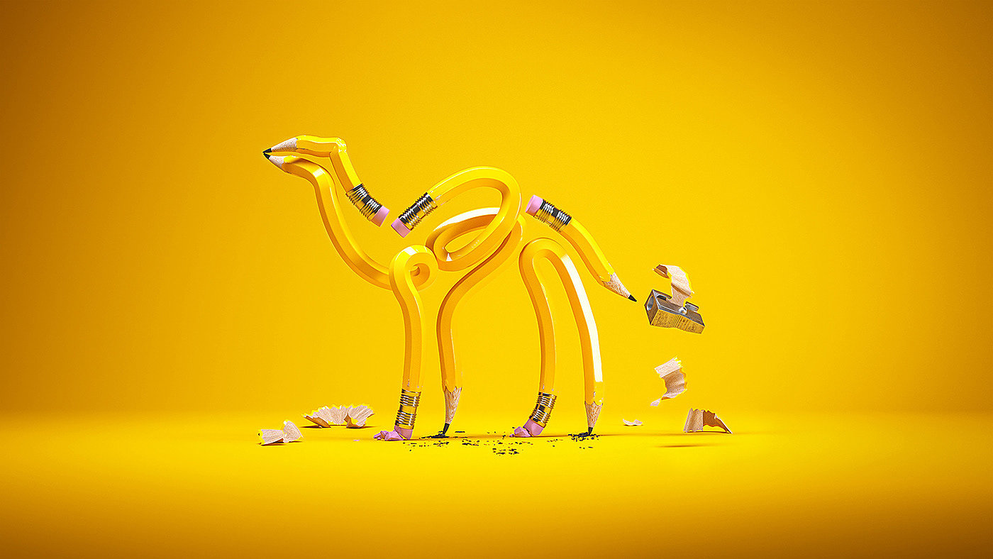Graphic Artist Designer，Digital art，computer graphics processing，Camel canvas，