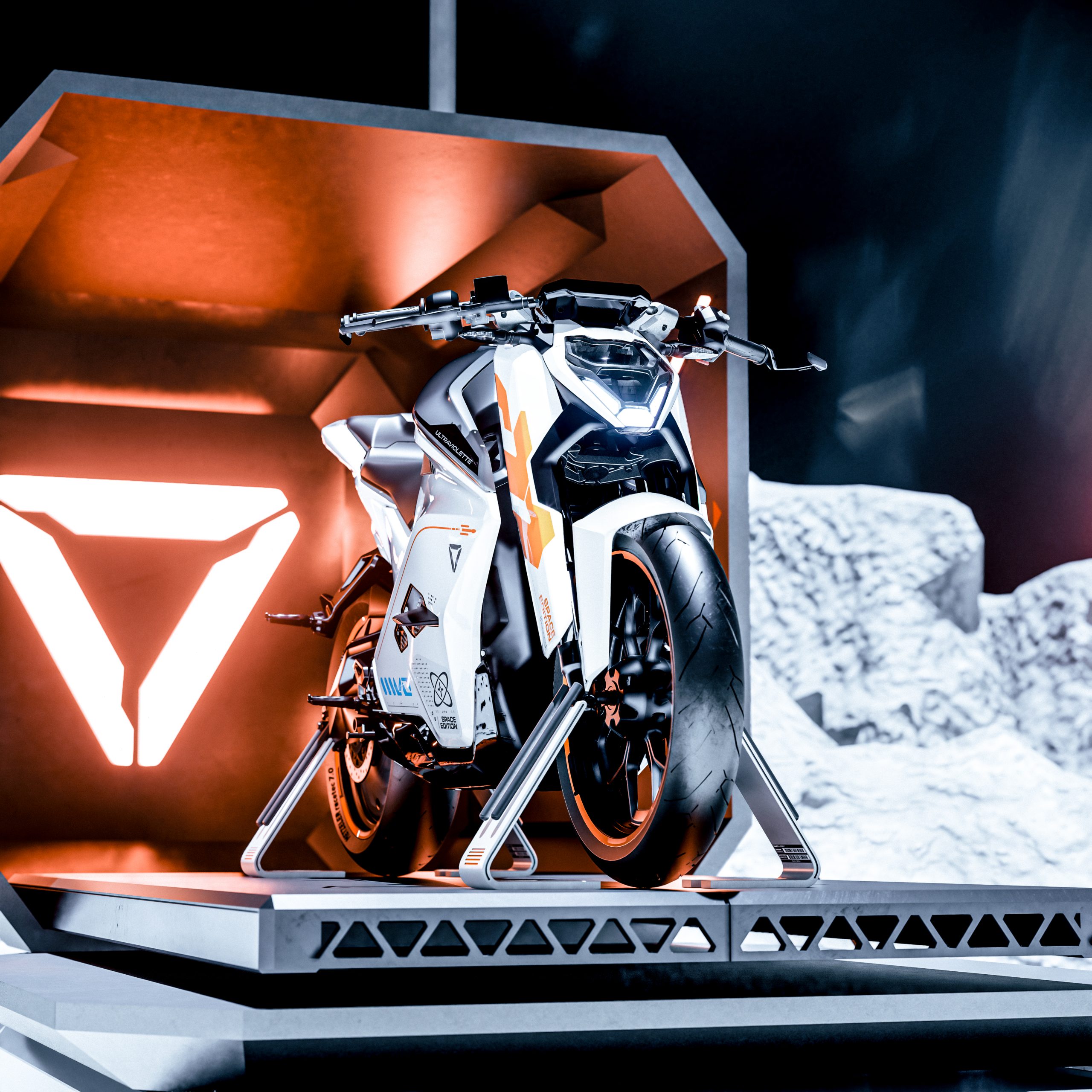 vehicle，Electric motorcycle，F77，Ultraviolette，Chandrayaan，F77 Space Edition，Aerospace，