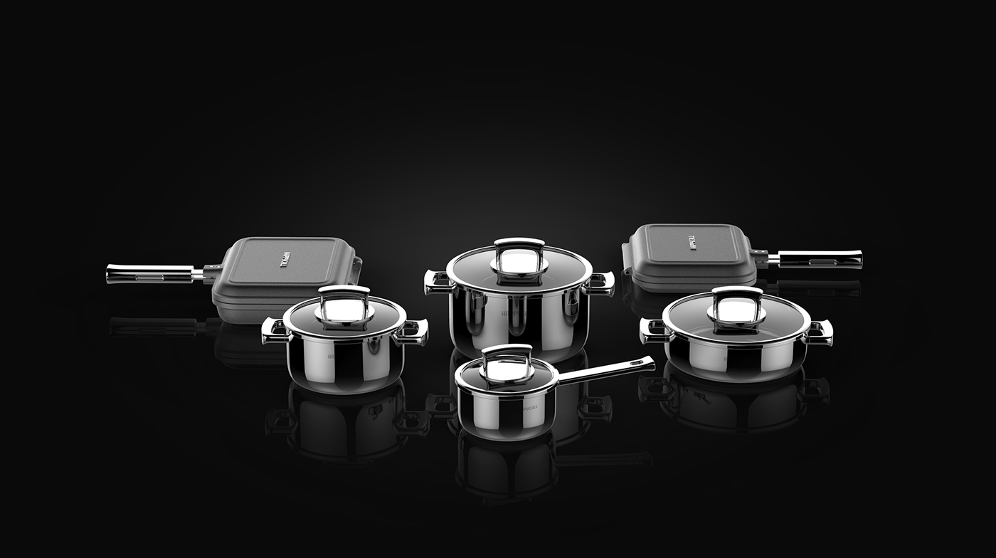 MASTERPIECE，Kitchenware，stainless steel，Double sided fan，