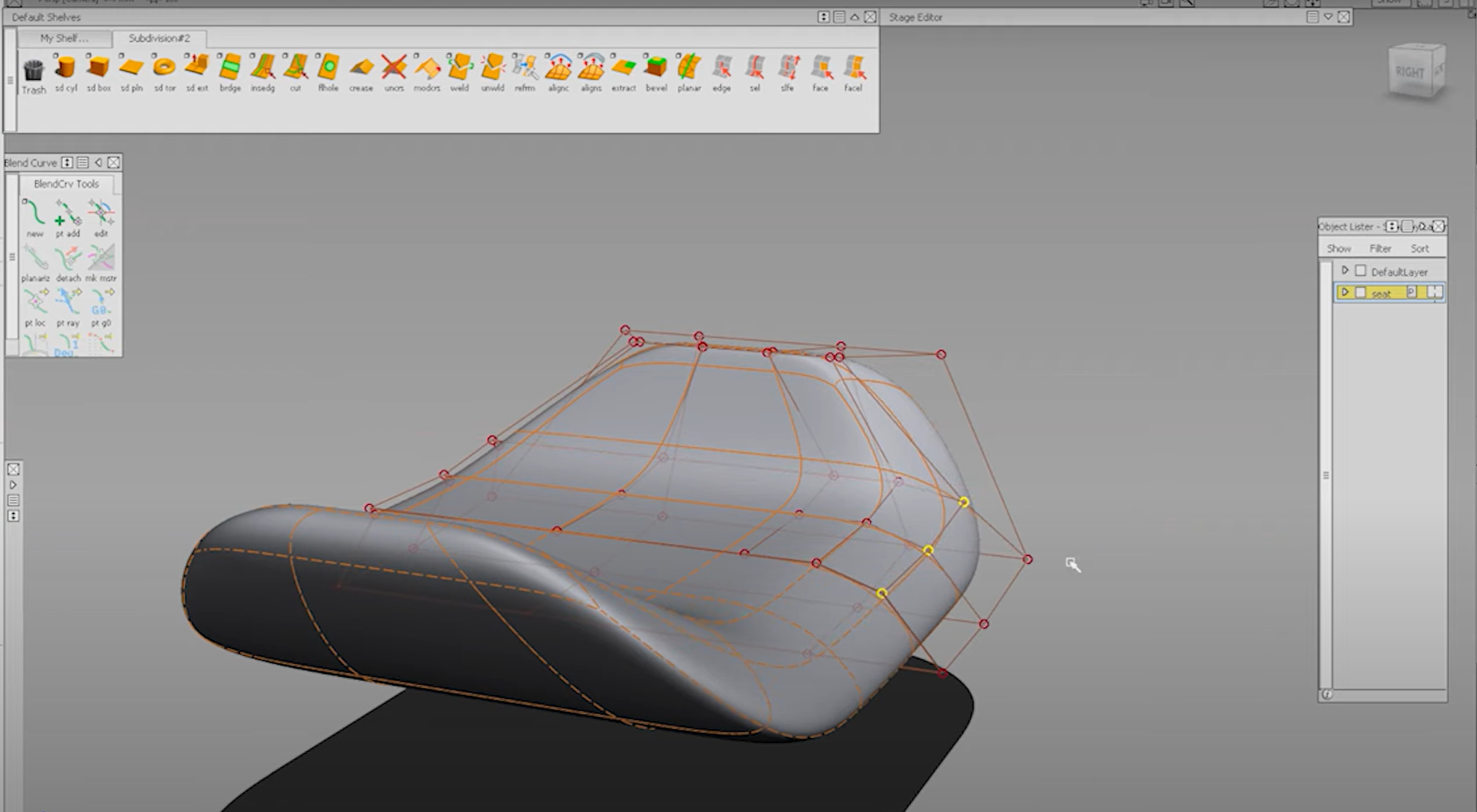 Alias，Alias，vred，chair，vred，chair，Subdivision，Subdivision，Subdivision surface modeling，Subdivision surface modeling，