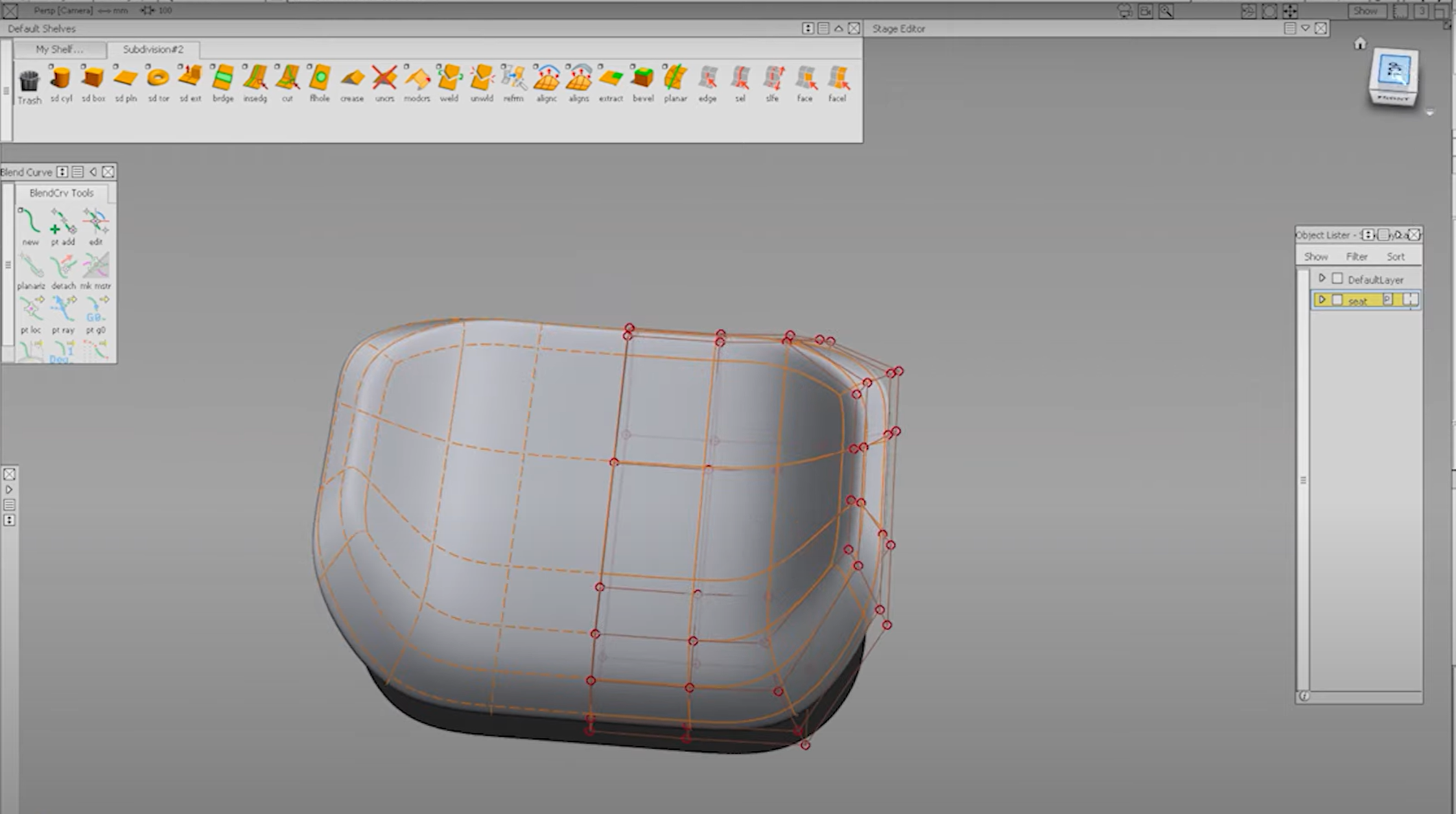 Alias，Alias，vred，chair，vred，chair，Subdivision，Subdivision，Subdivision surface modeling，Subdivision surface modeling，