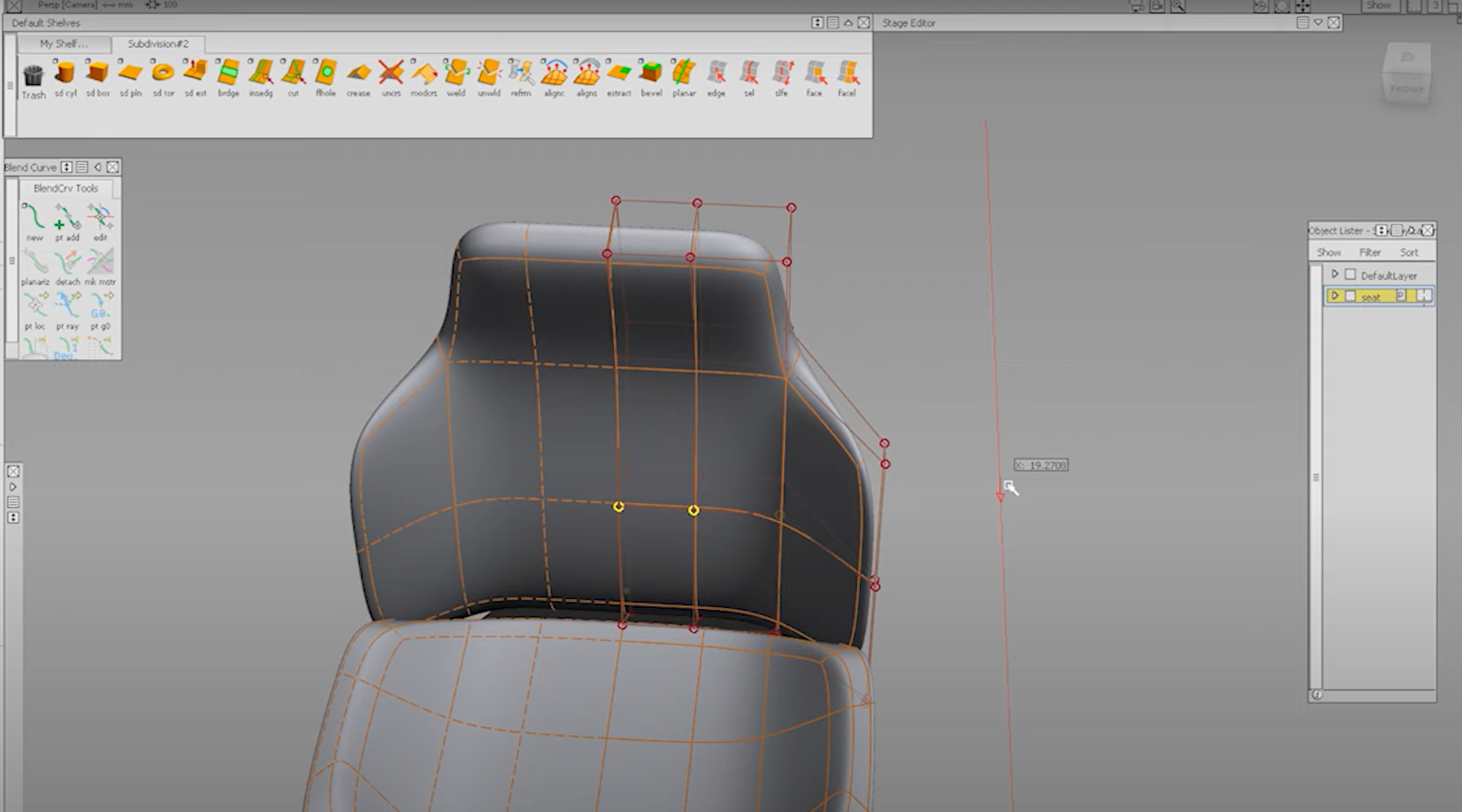 Alias，Alias，vred，chair，vred，chair，Subdivision，Subdivision，Subdivision surface modeling，Subdivision surface modeling，
