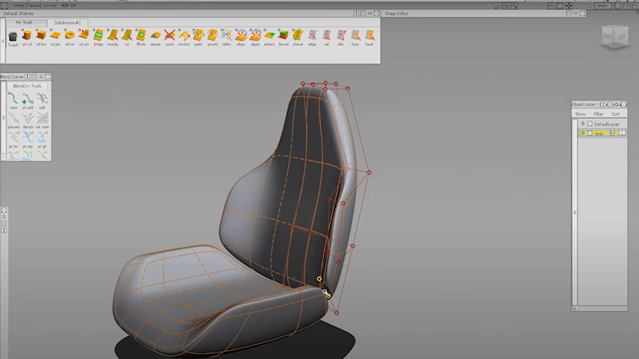 Alias，Alias，vred，chair，vred，chair，Subdivision，Subdivision，Subdivision surface modeling，Subdivision surface modeling，