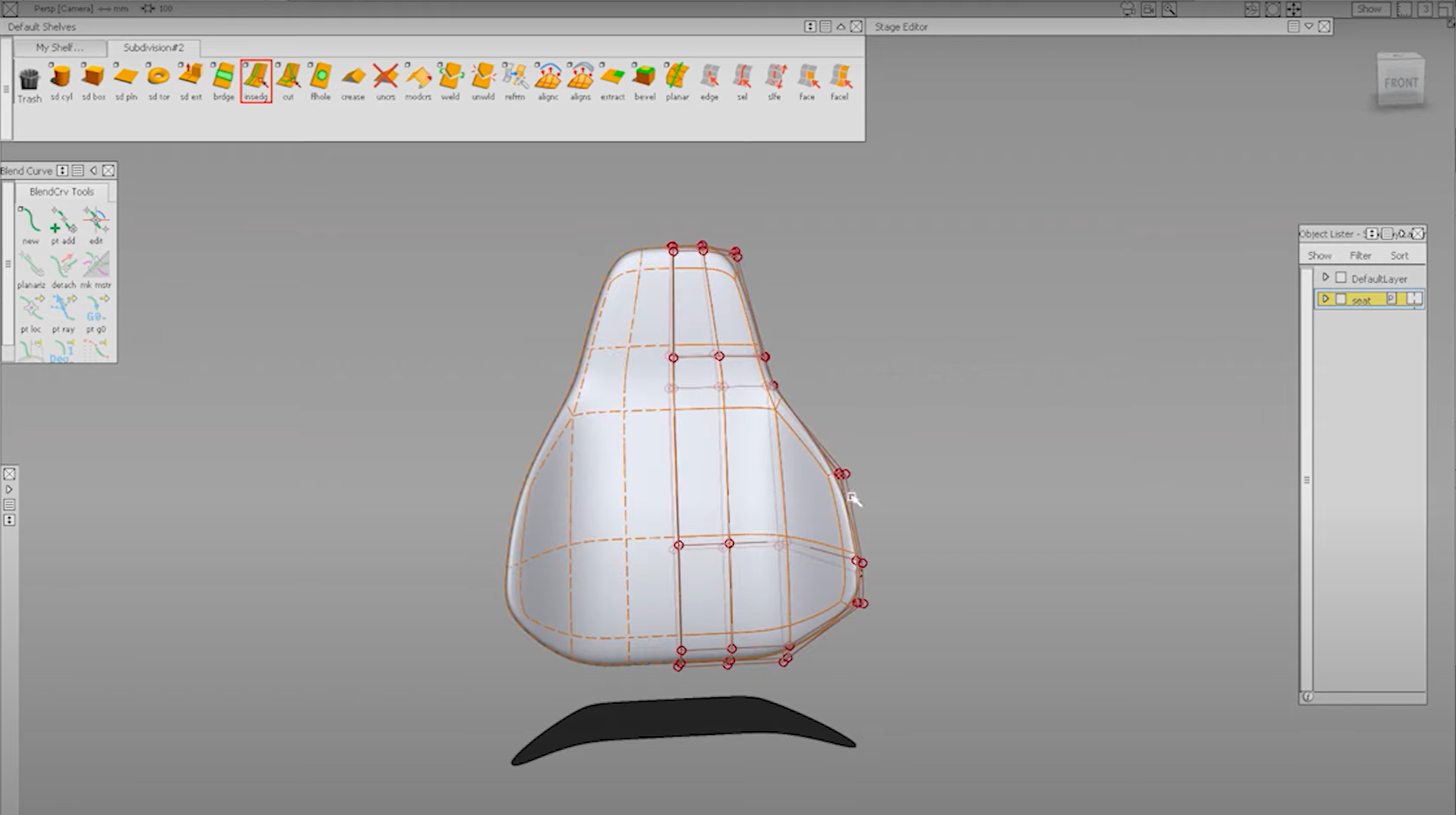 Alias，Alias，vred，chair，vred，chair，Subdivision，Subdivision，Subdivision surface modeling，Subdivision surface modeling，