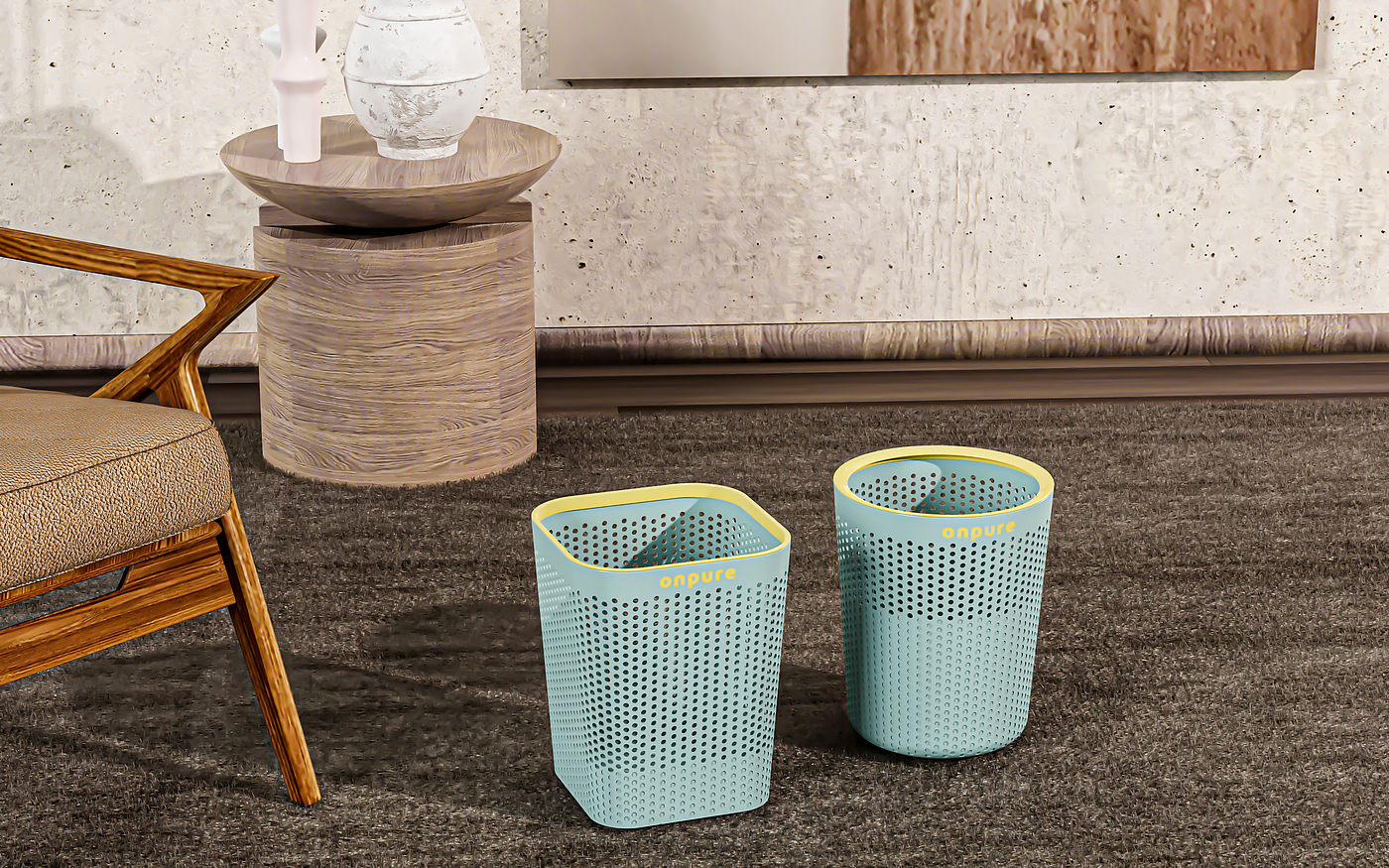 trash can，