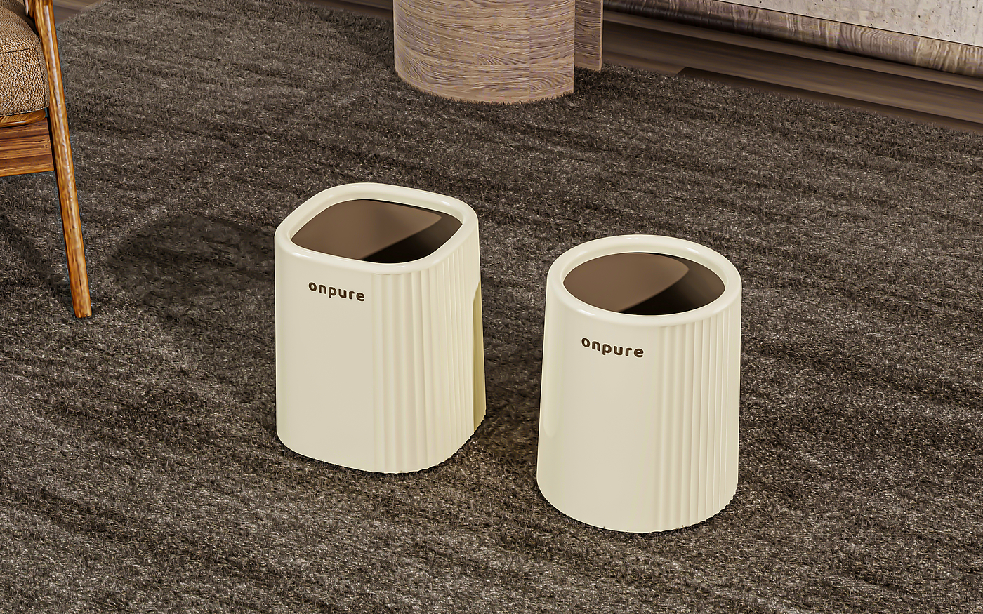 trash can，