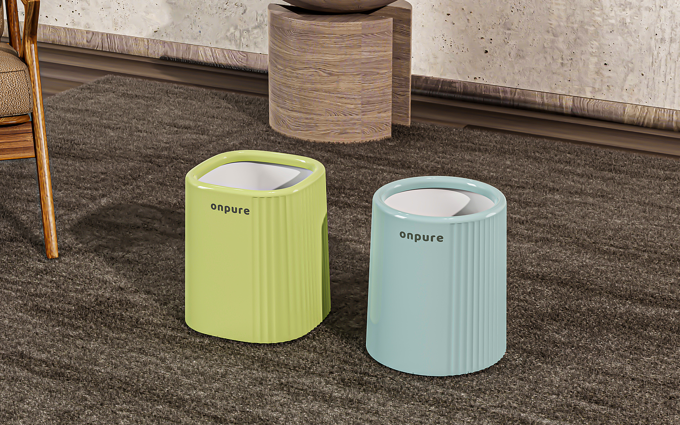 trash can，