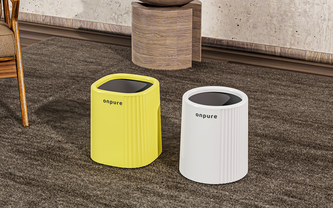 trash can，