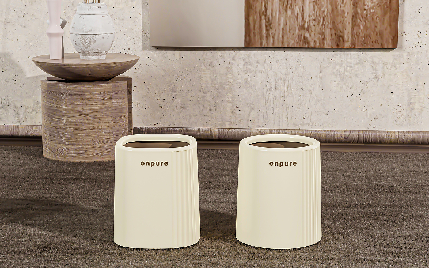 trash can，
