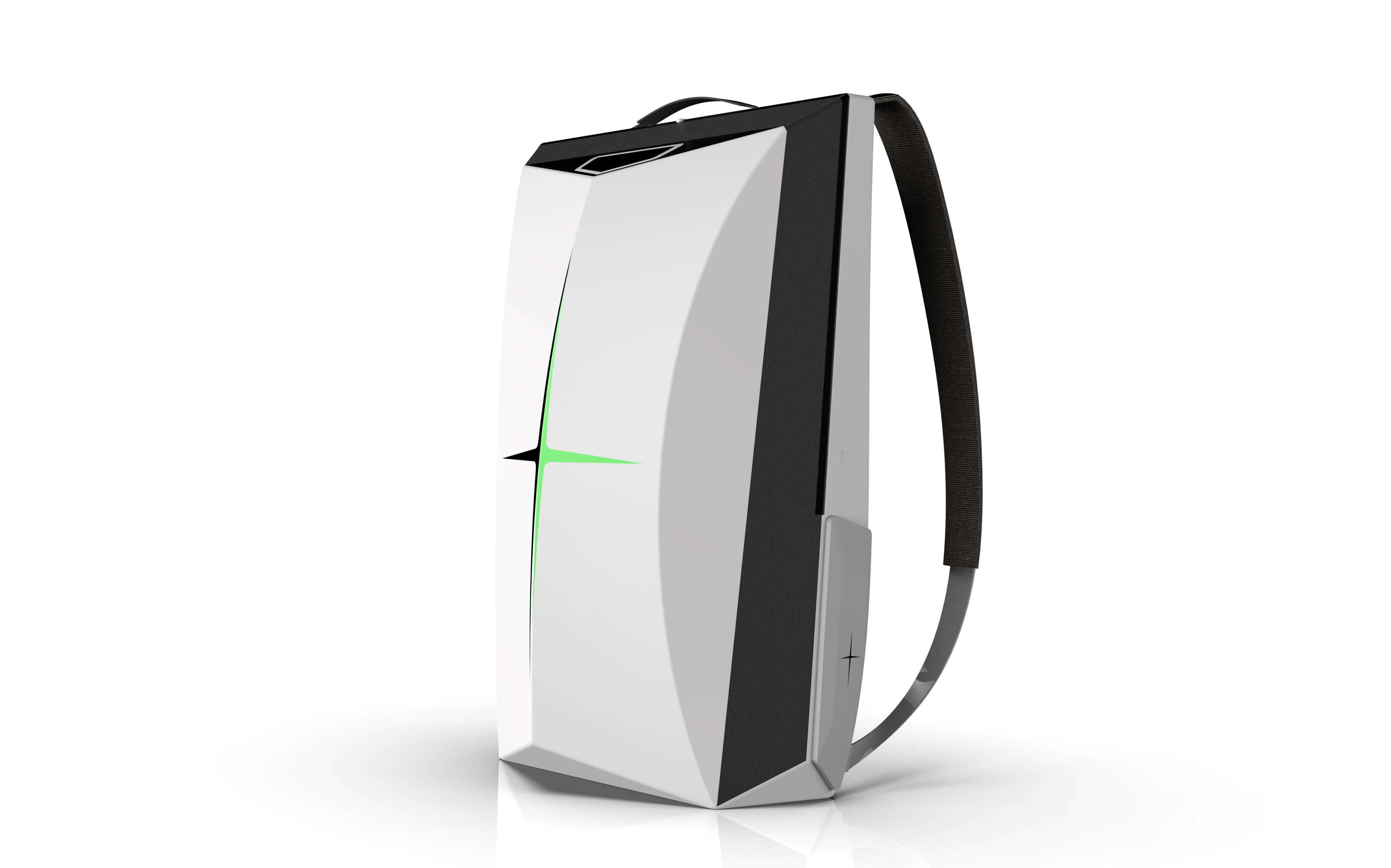 Future backpack, sense of science and technology，