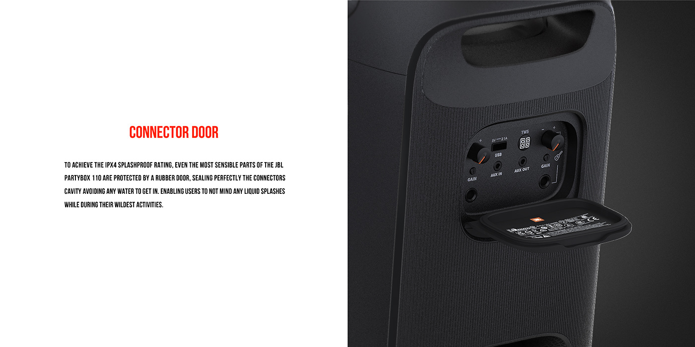 sound，waterproof，lighting，