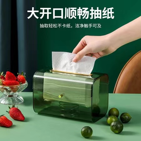 Light luxury，Tissue box，Receive，Spring，Design，Home department store，Simplicity，translucent，