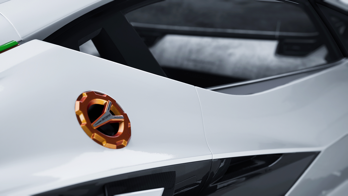 ue5，cgi，Lamborghini，Automobile design，Super run，