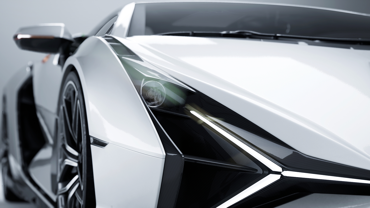 ue5，cgi，Lamborghini，Automobile design，Super run，
