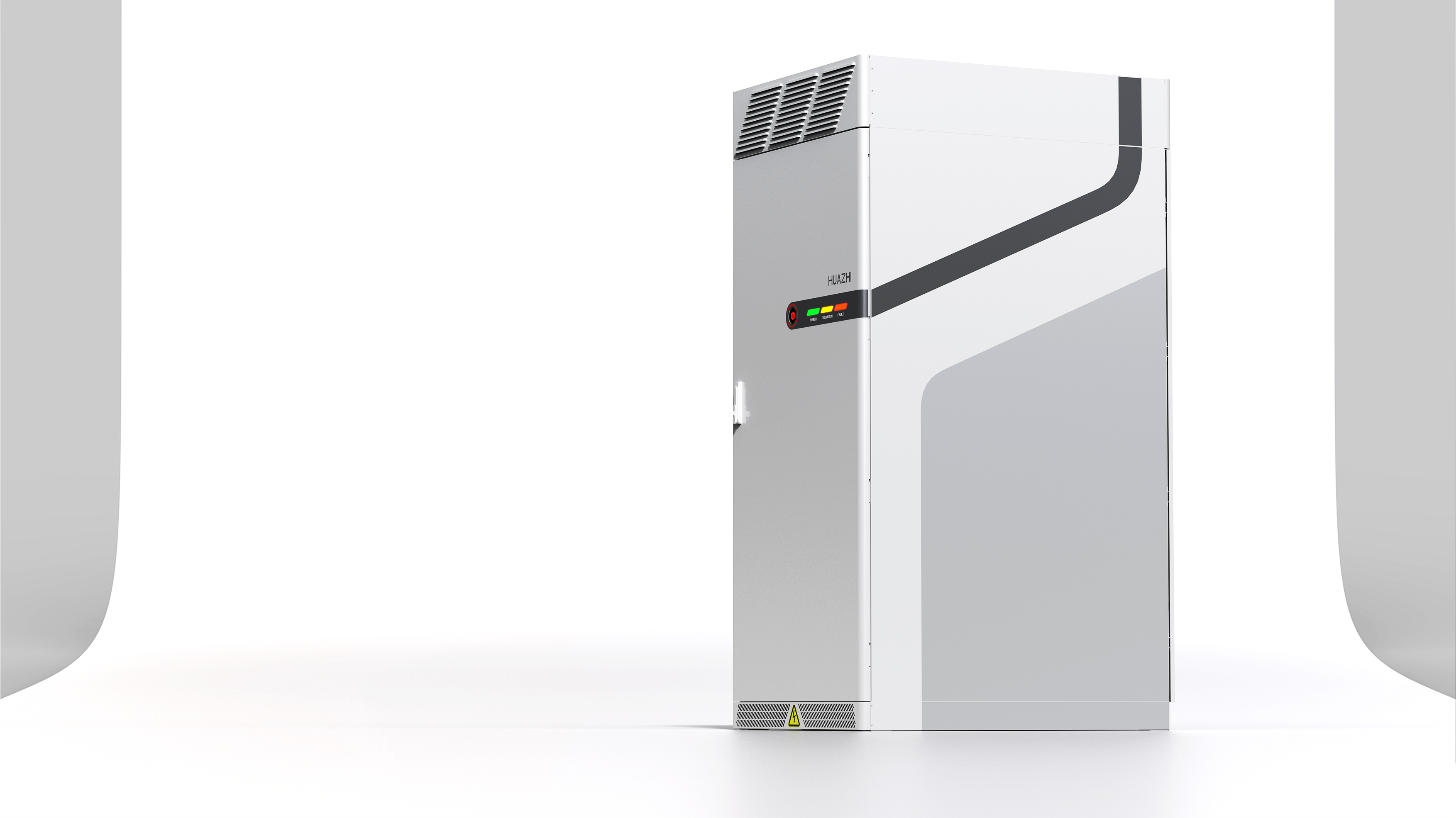 Industrial and commercial energy storage cabinet，new energy，Liquid cooling，industrial design，