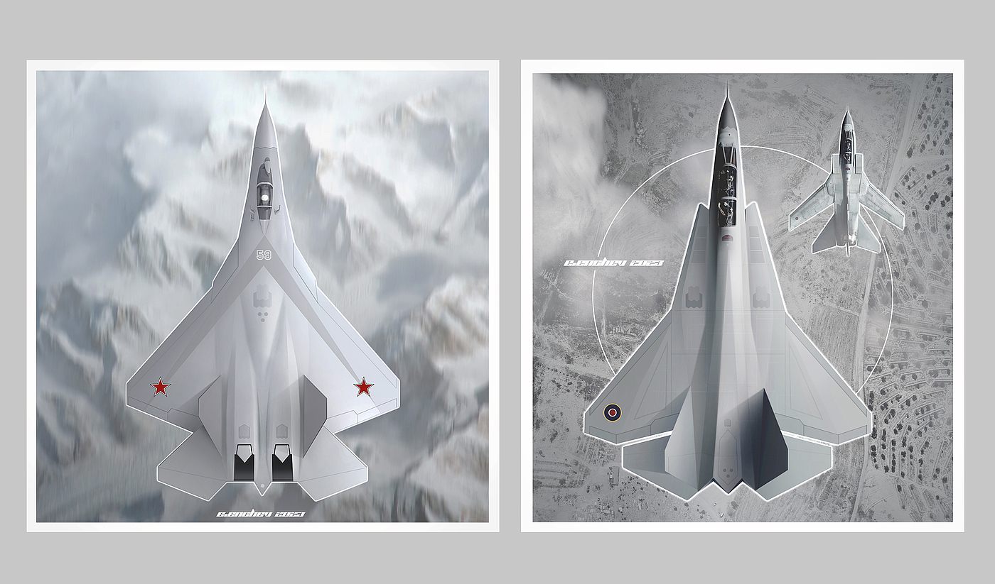 战斗机，飞机设计，渲染图，