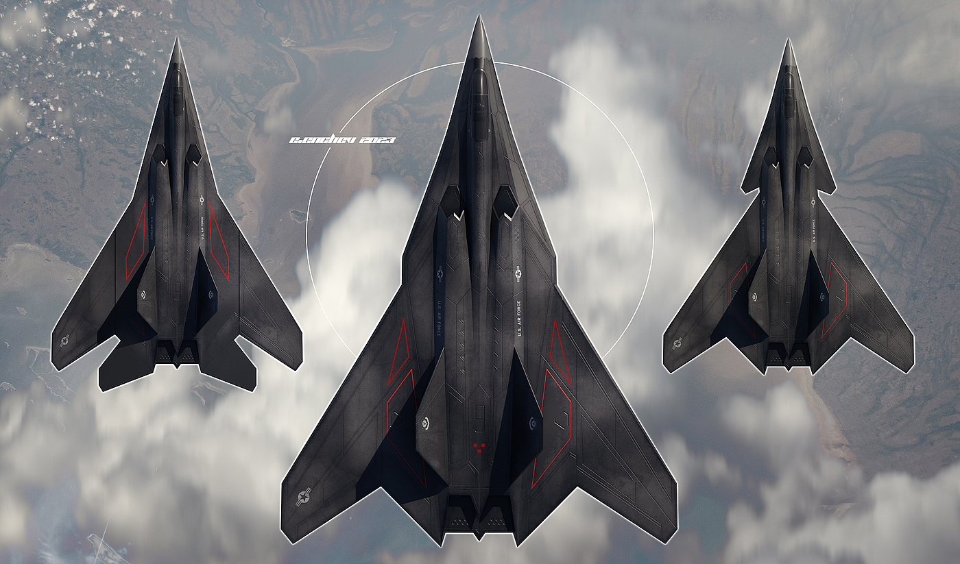 fighter，Aircraft design，Rendering，