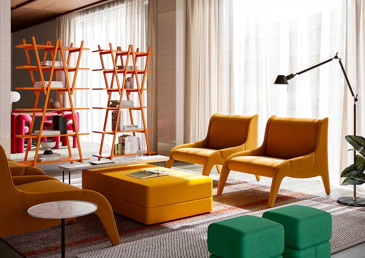 Interior design，furniture，originality，environmental design，