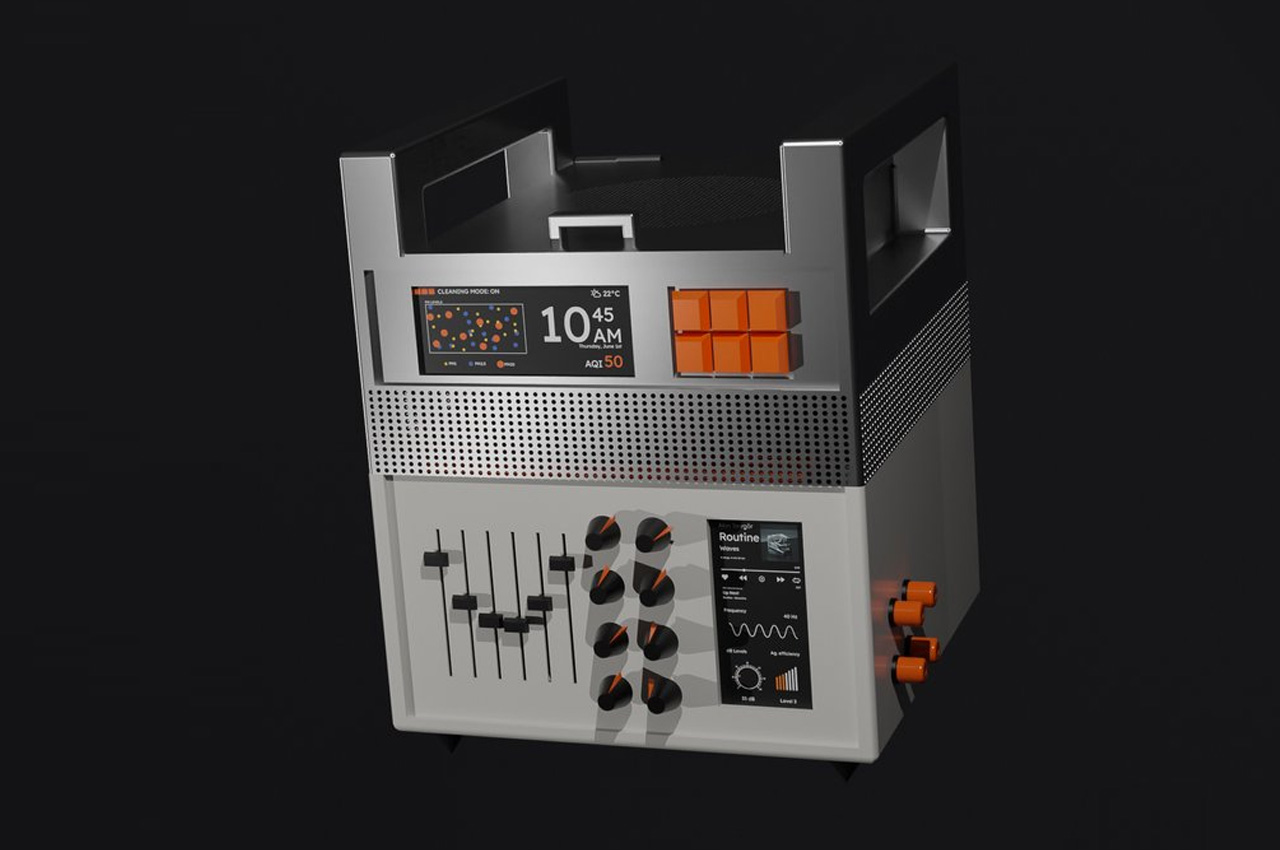 Vox Aeris，loudspeaker box，air cleaner，Digital，