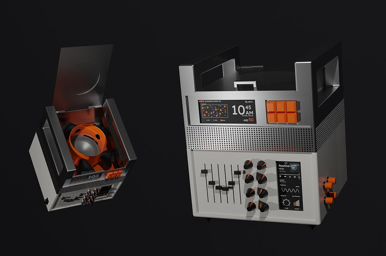 Vox Aeris，loudspeaker box，air cleaner，Digital，