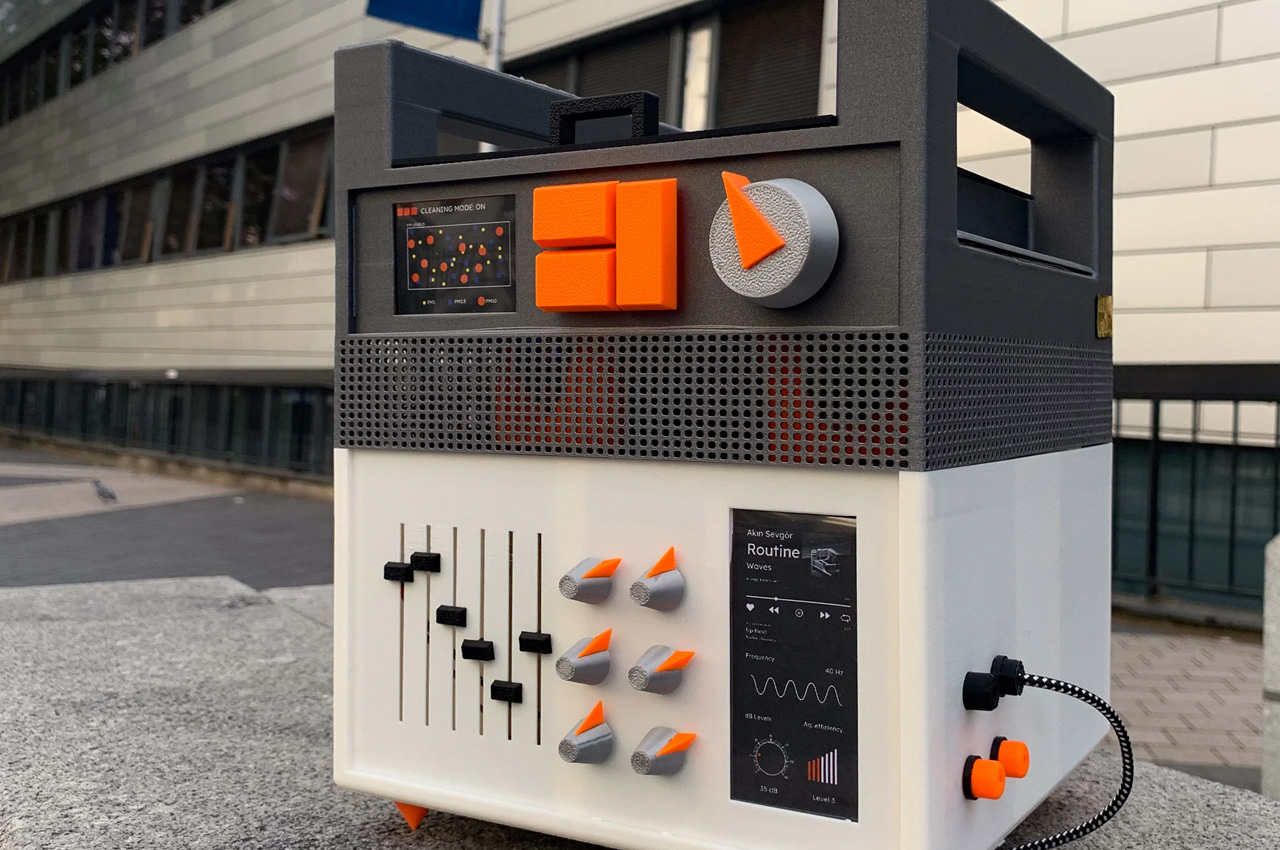 Vox Aeris，loudspeaker box，air cleaner，Digital，