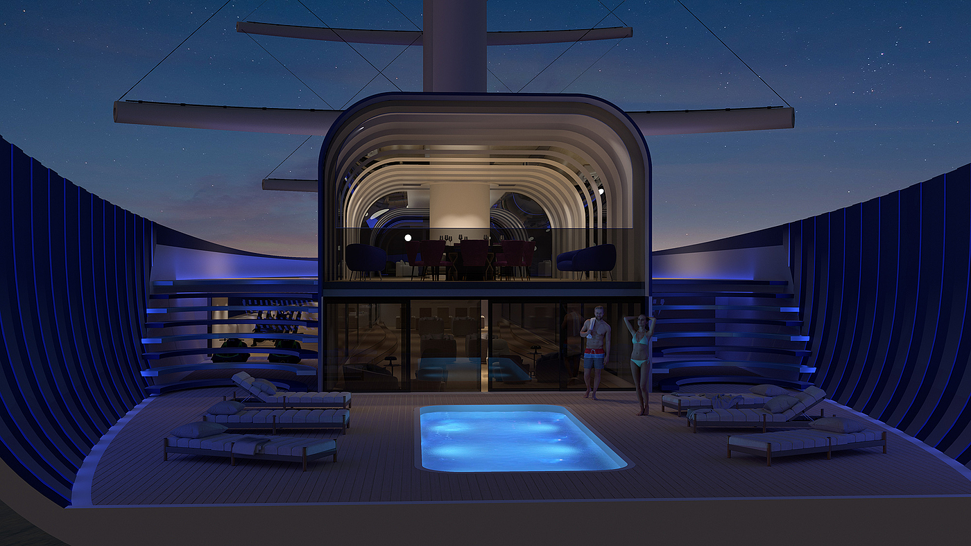 Sailing yacht，luxury，Artic，comfortable，