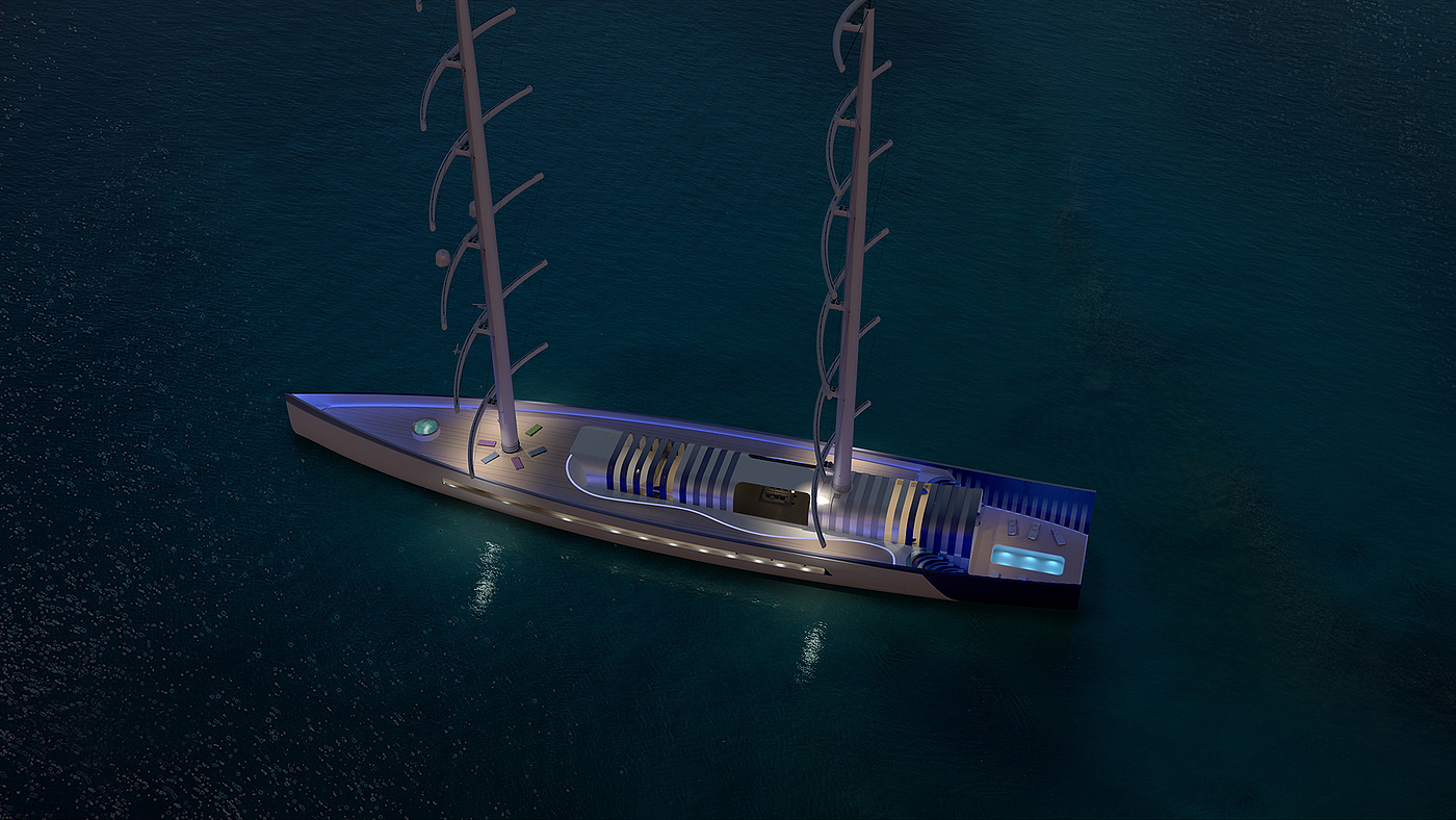 Sailing yacht，luxury，Artic，comfortable，