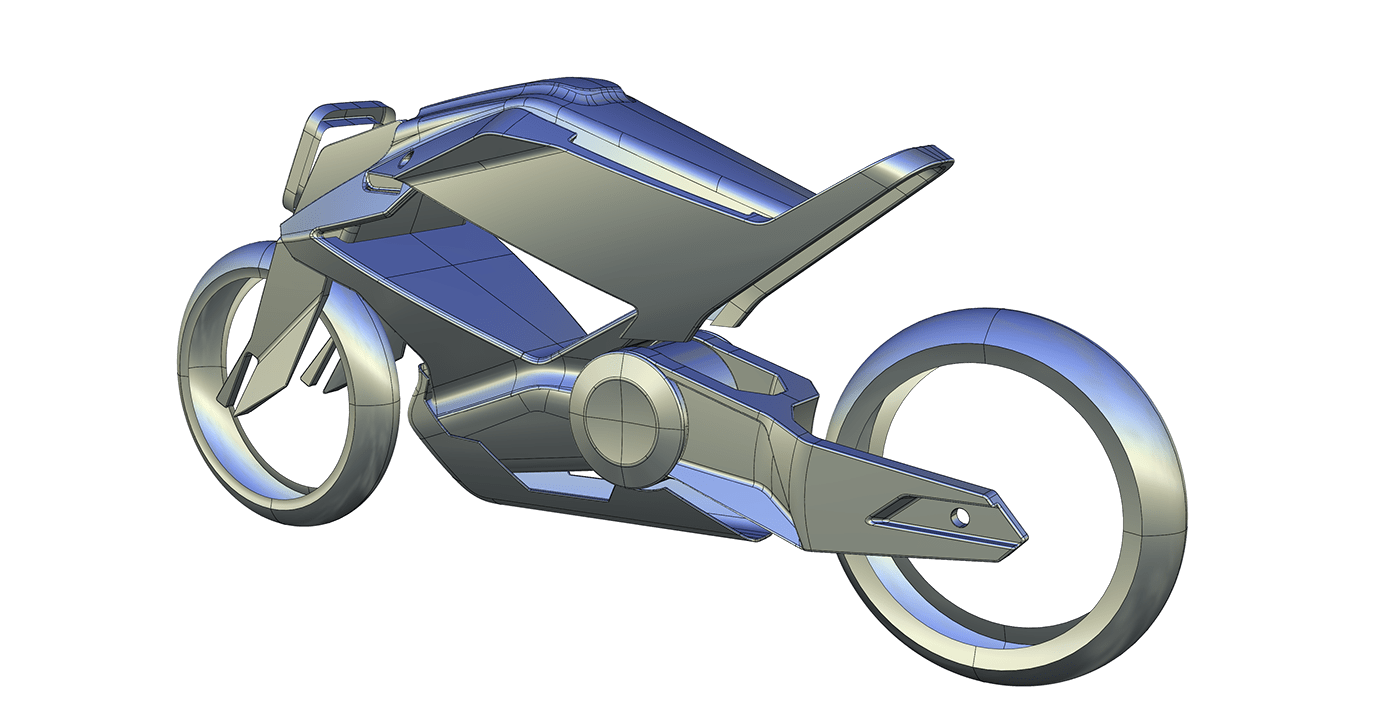 motorcycle，vehicle，Visual recognition，3D rendering，3d，