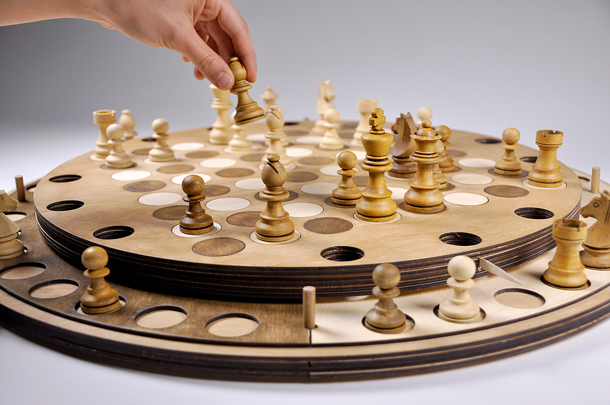 Chess，laser cutting ，woodiness，