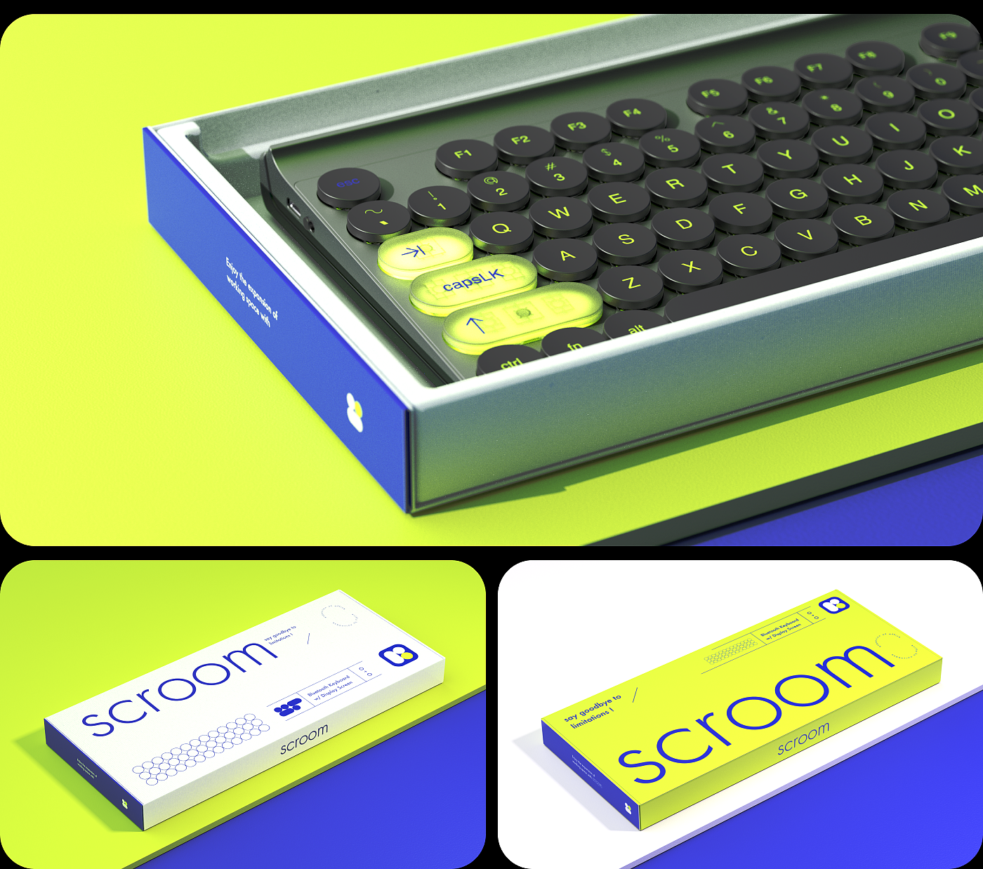 SCROOM，键盘，显示器，工作设备，