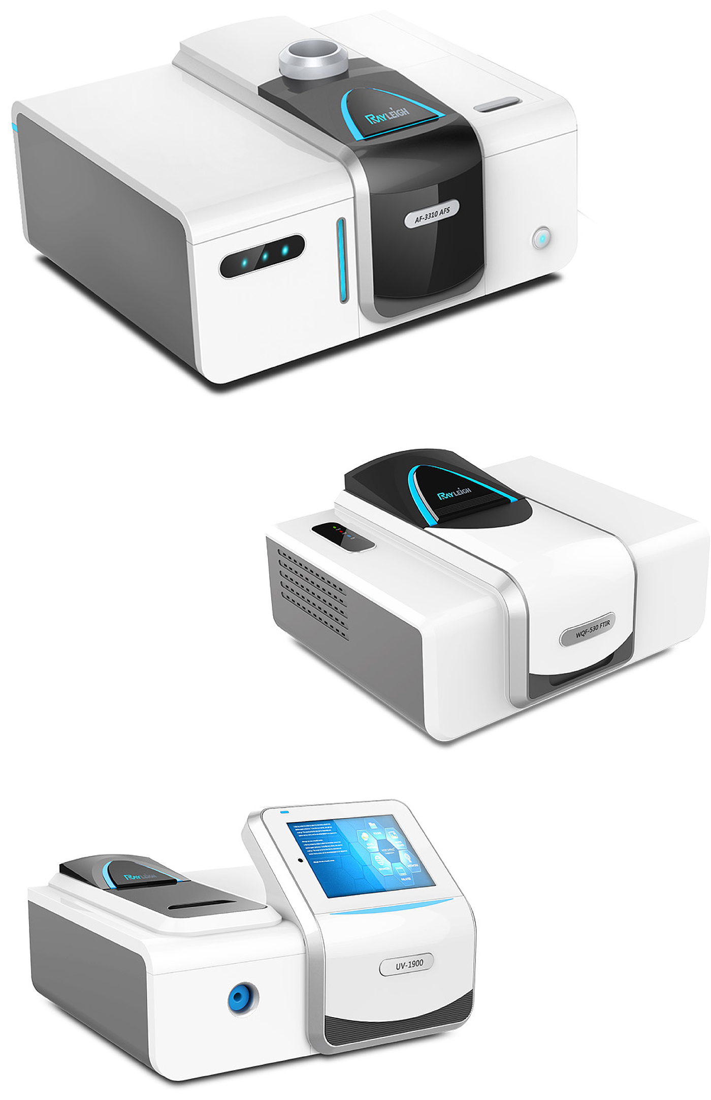 rayleigh，Family design，medical care，infrared spectrometer，ultraviolet-visible spectrophotometer，