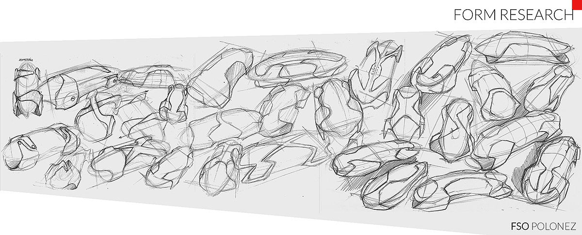Polish brand，FSO，conceptual design，Automobile design，