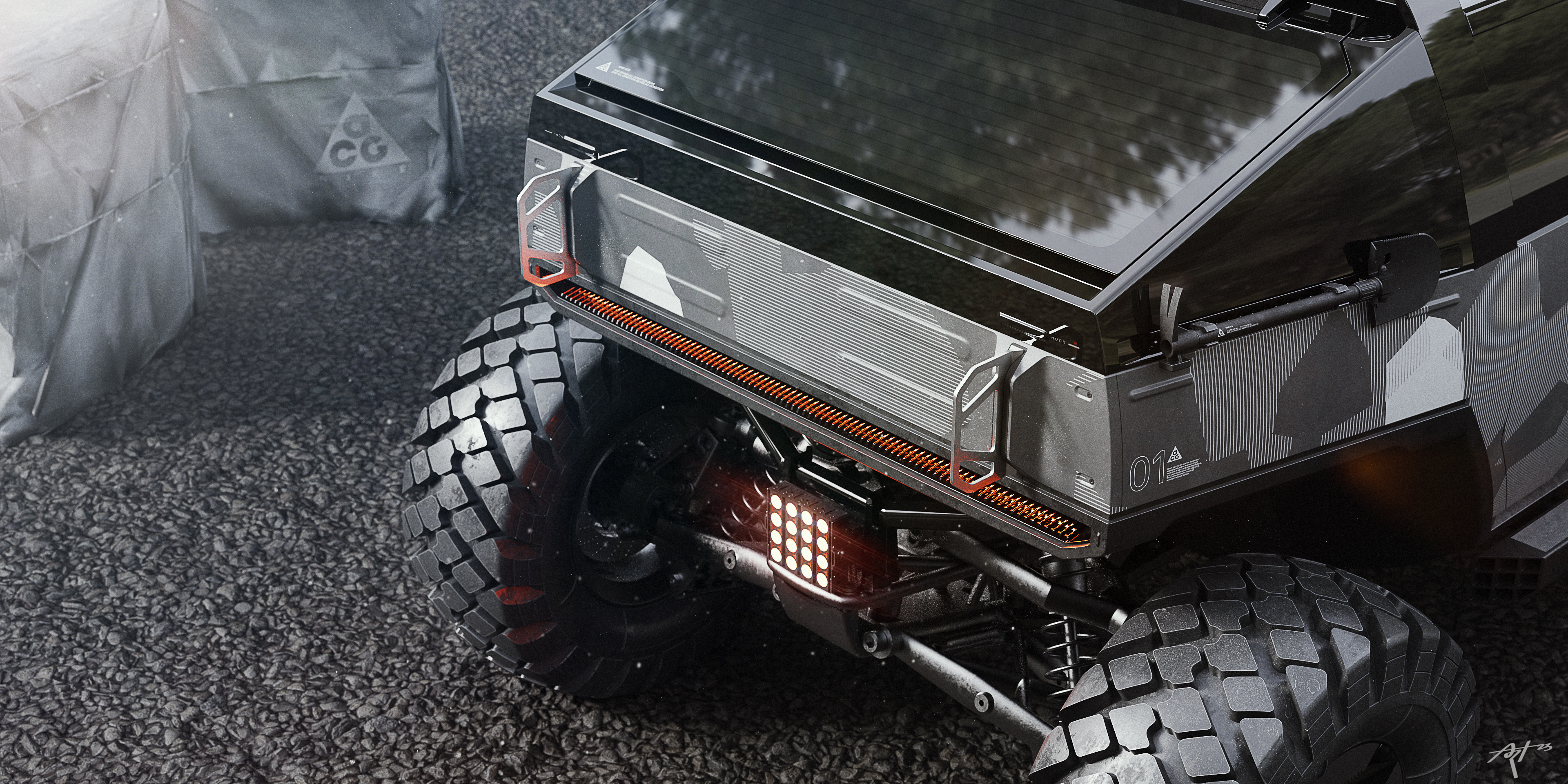 Off-road vehicle，Vehicle design，nike，Personal project，