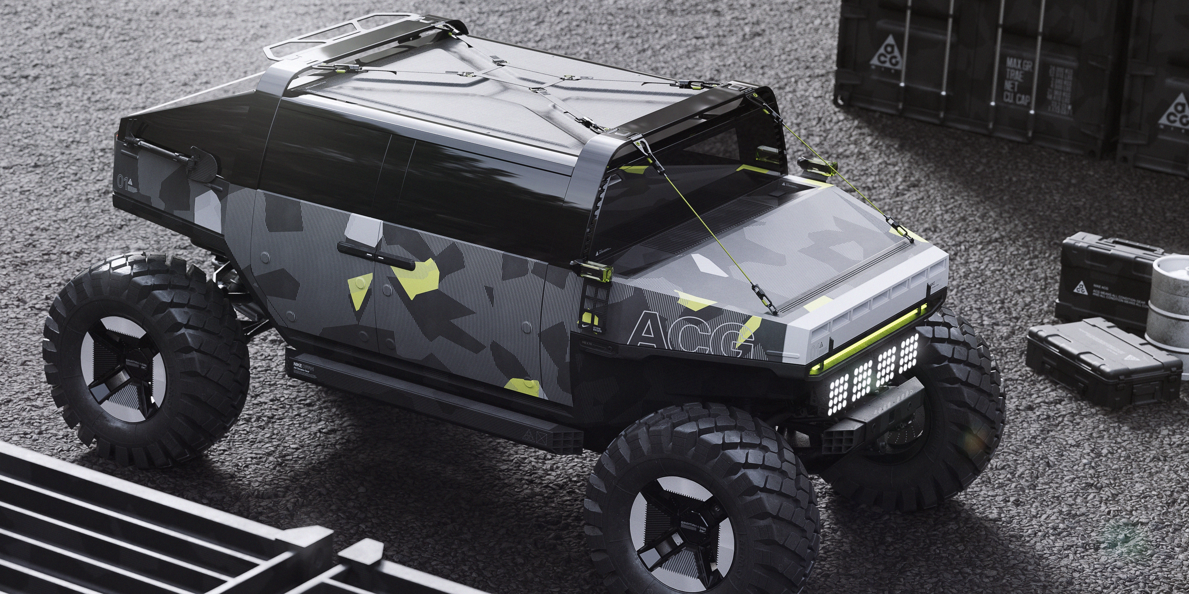 Off-road vehicle，Vehicle design，nike，Personal project，