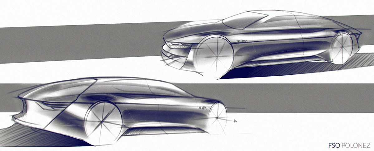Polish brand，FSO，conceptual design，Automobile design，