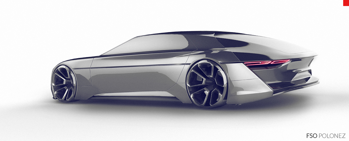 Polish brand，FSO，conceptual design，Automobile design，