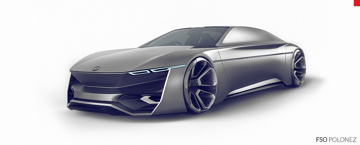 Polish brand，FSO，conceptual design，Automobile design，
