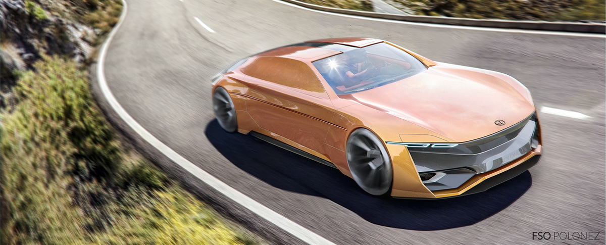 Polish brand，FSO，conceptual design，Automobile design，