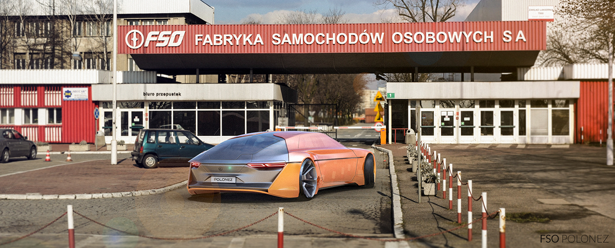 Polish brand，FSO，conceptual design，Automobile design，