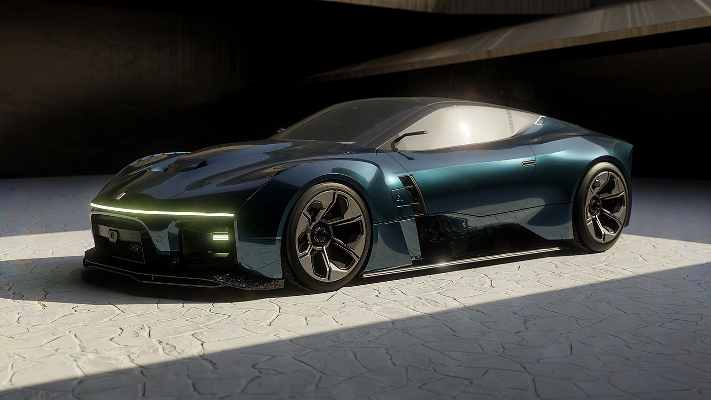 vehicle，Sports car，industrial design，Design，3d，cgi，vehicle，