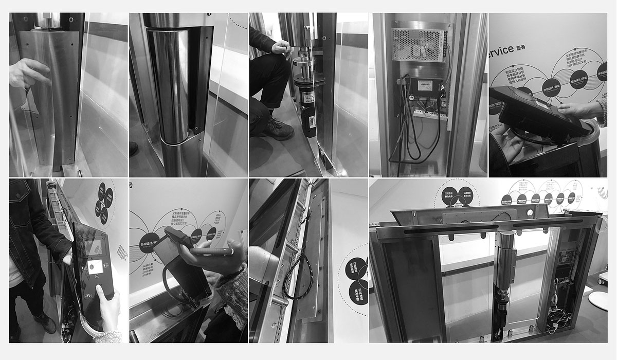 Design of Swing Gate，Intelligent access door design，Pedethrough，Smart travel，