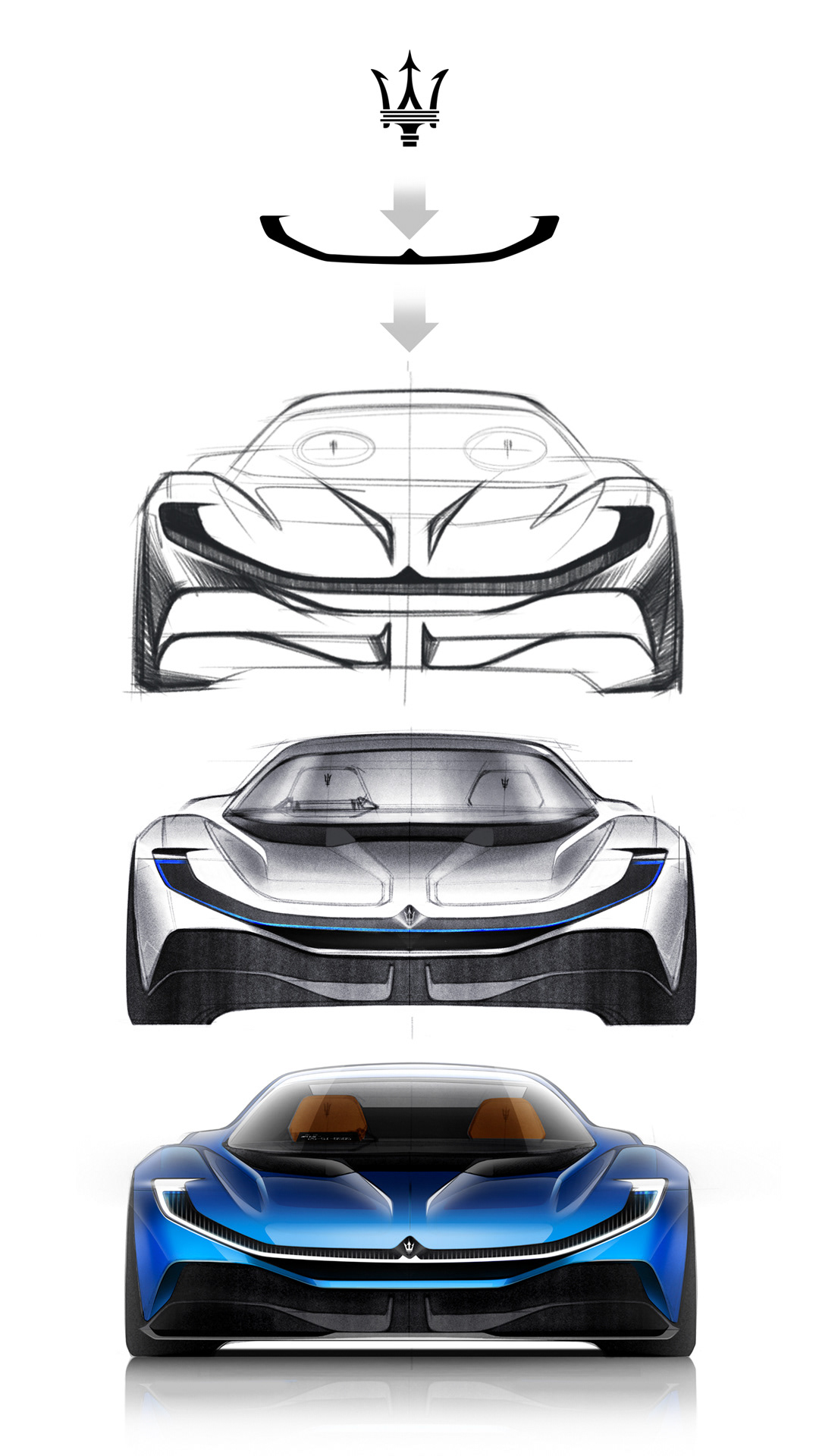 Automobile design，Hand drawn，vehicle，Sports car，