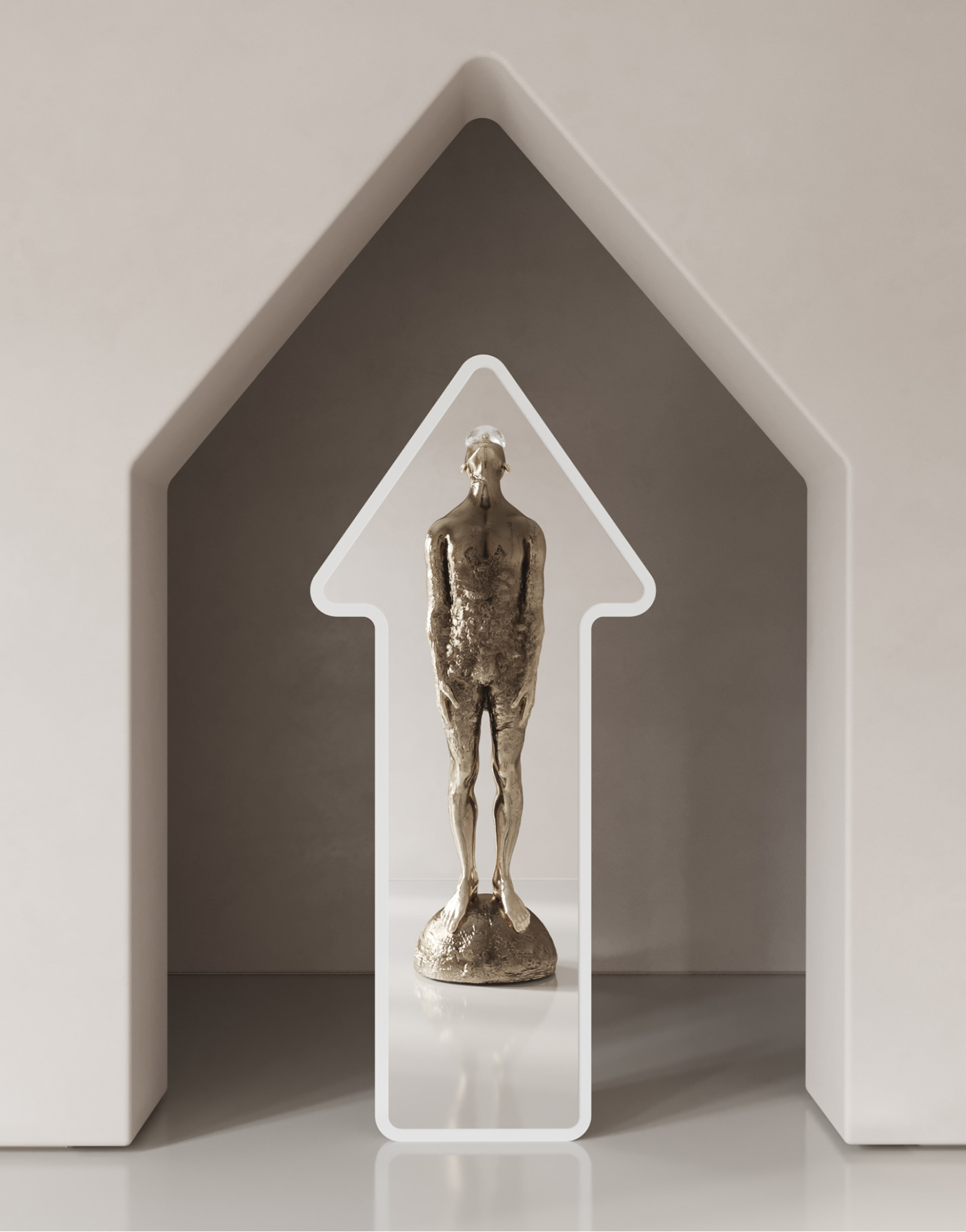 Arrow，mirror，Housewear & Furnishings，Home accessories，