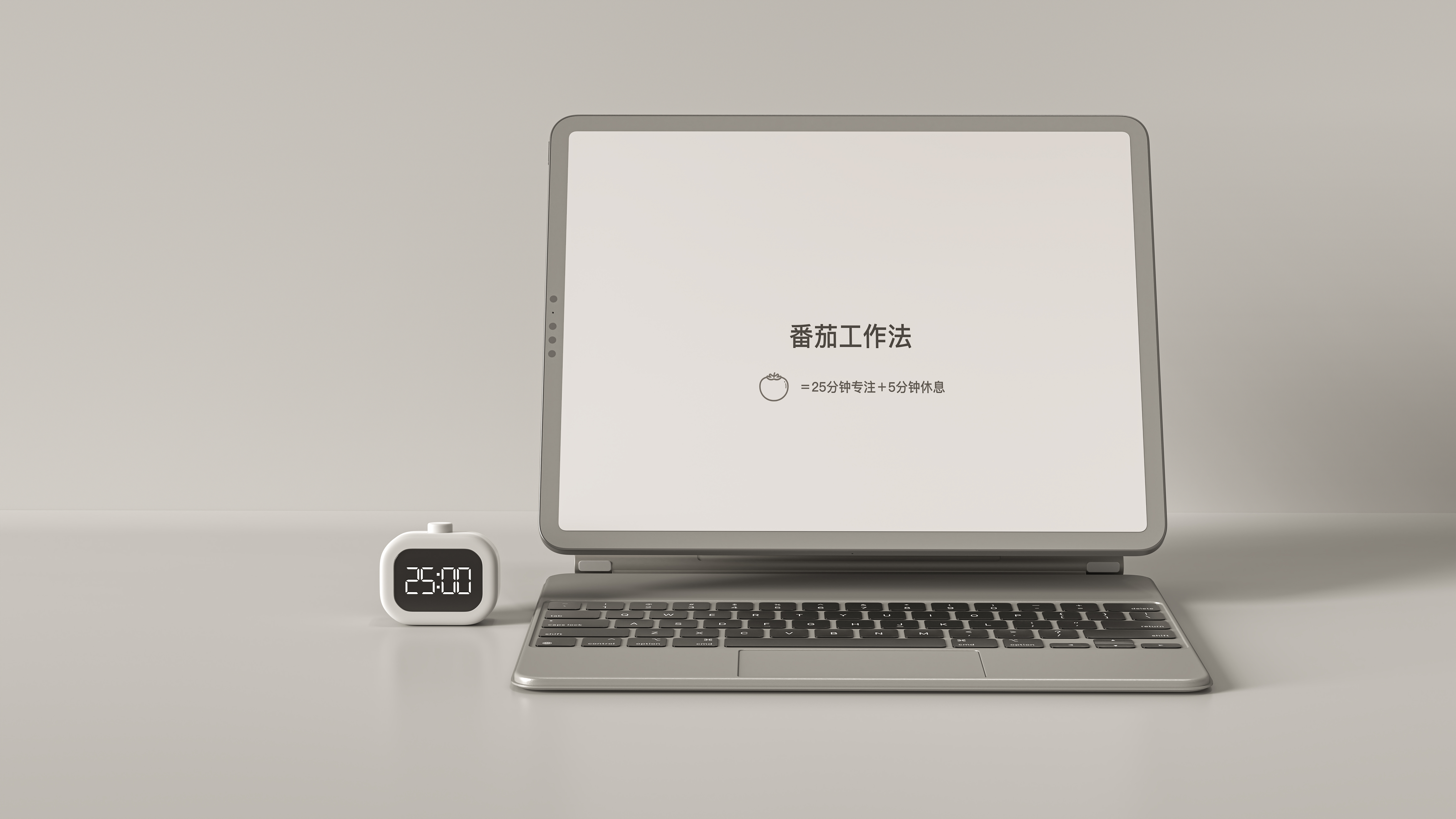 timer，Tomato working method，Tomato timer，Original design，Minimalist，