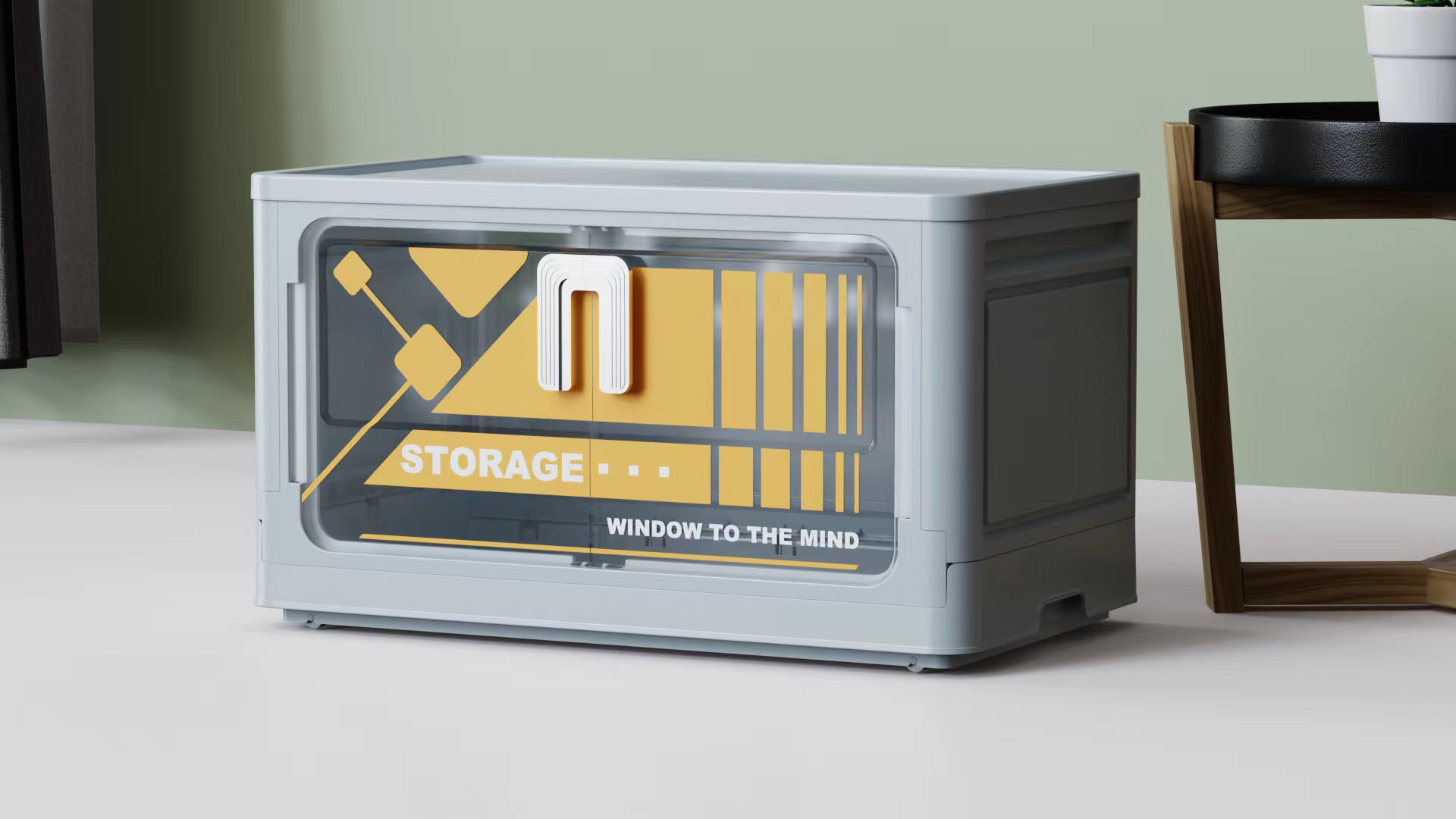 Folding box，Door Panel，panel，handle，Folding box handle，Folding box panel，Storage box door panel，