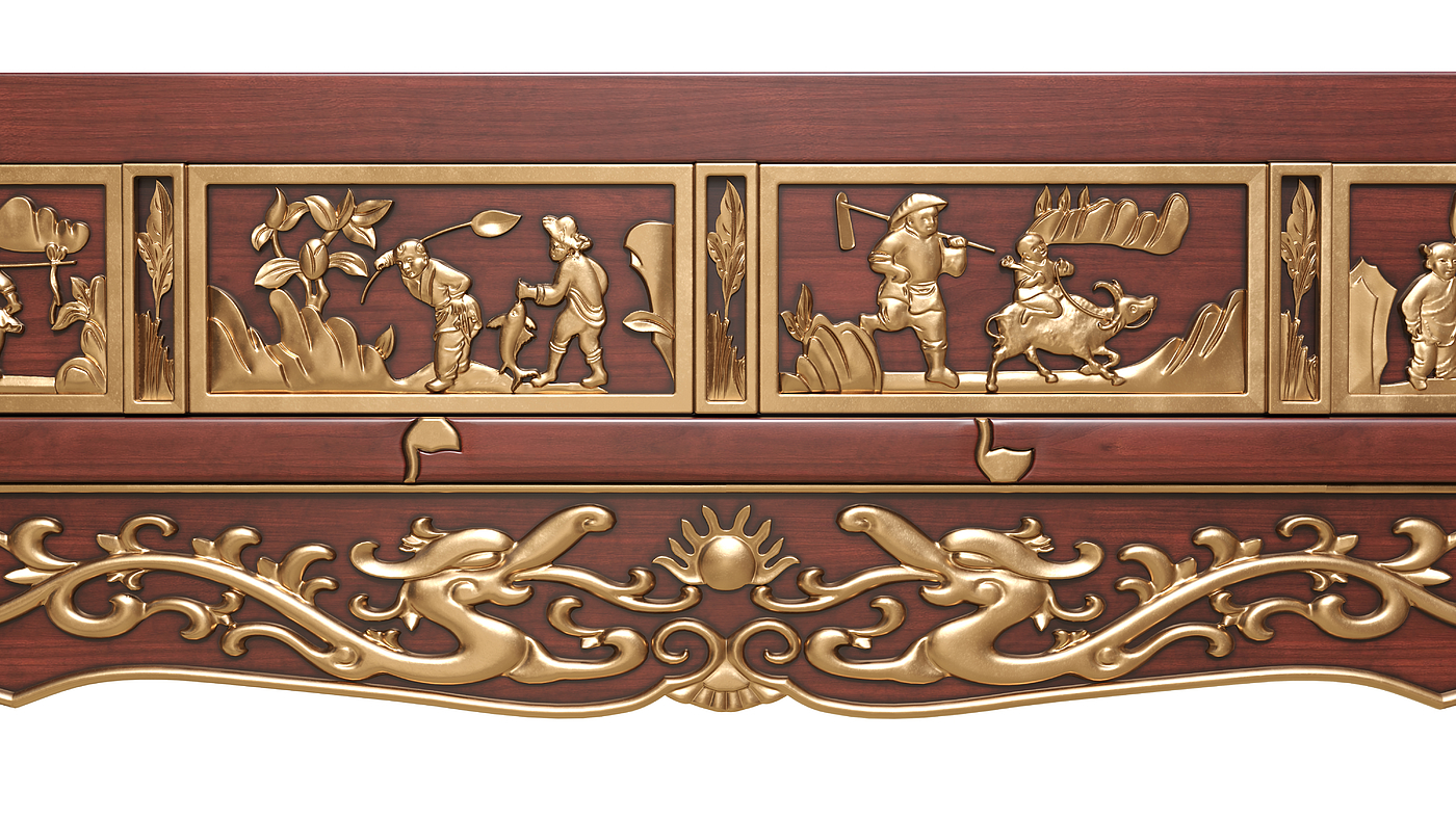 Chinese style，furniture，originality，Design，modeling，Render，animation，video，
