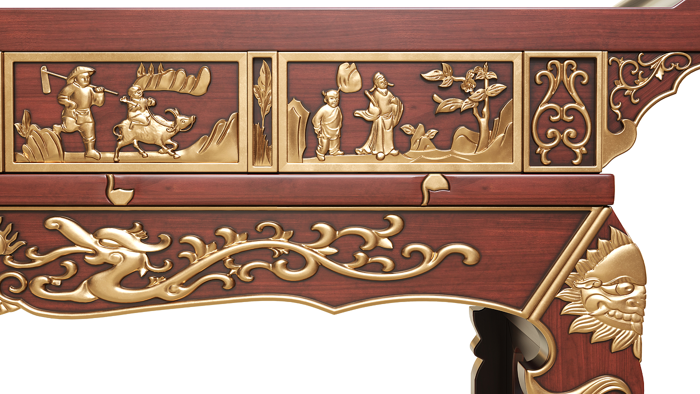 Chinese style，furniture，originality，Design，modeling，Render，animation，video，