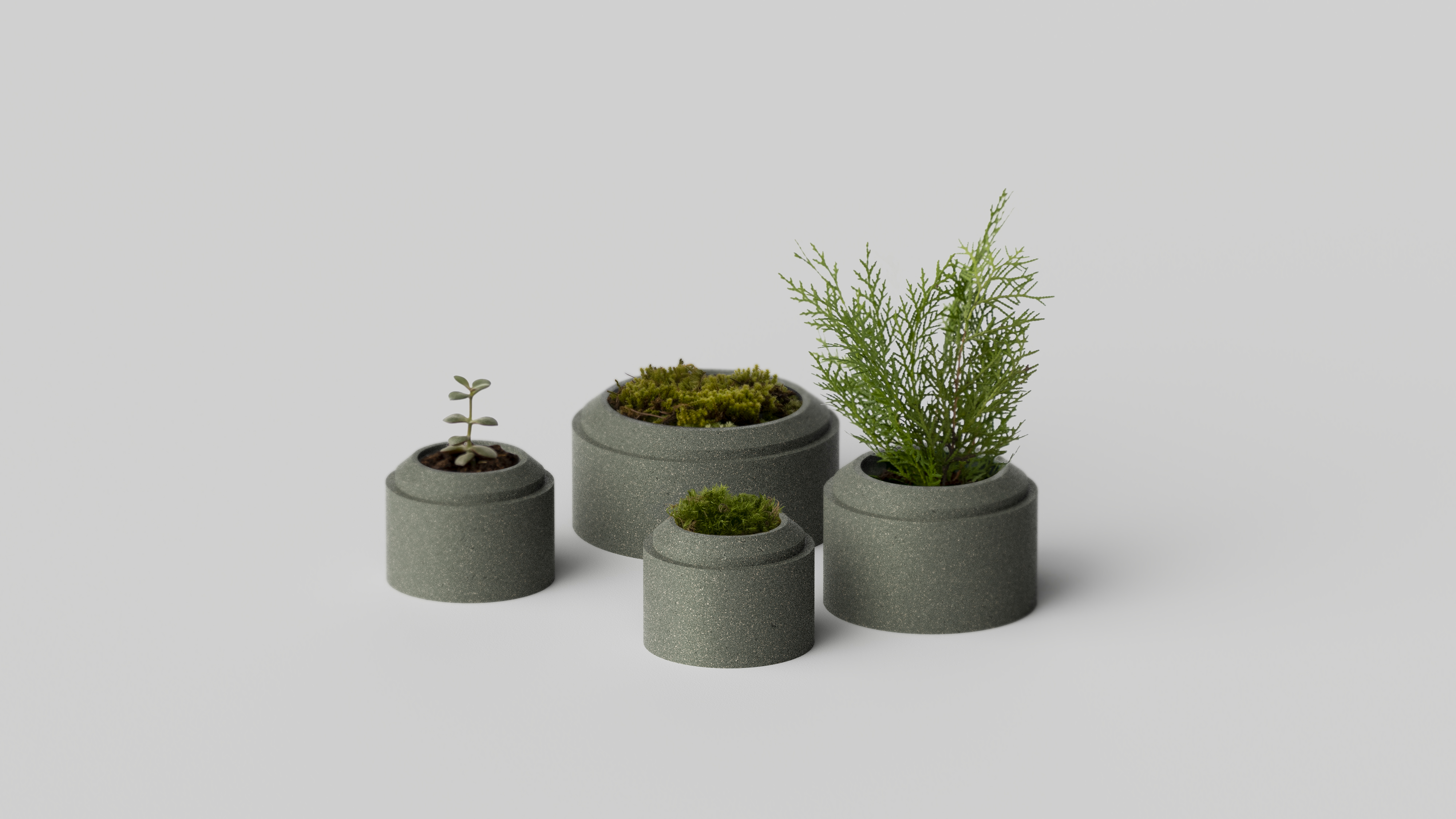 potted plant，3D printing，Model，filament，