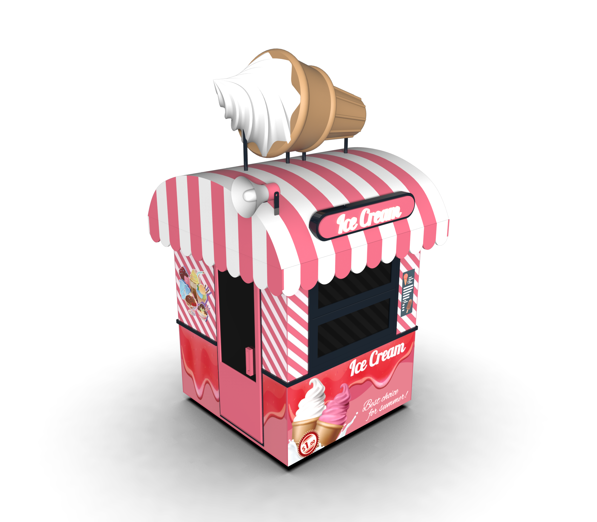 Appearance of dining car，Coating design，industrial design，Modeling design，Color matching，